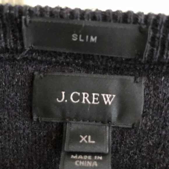J. Crew 100% Cotton Crewneck sweatshirt Men's XL (Slim) - Picture 2 of 6